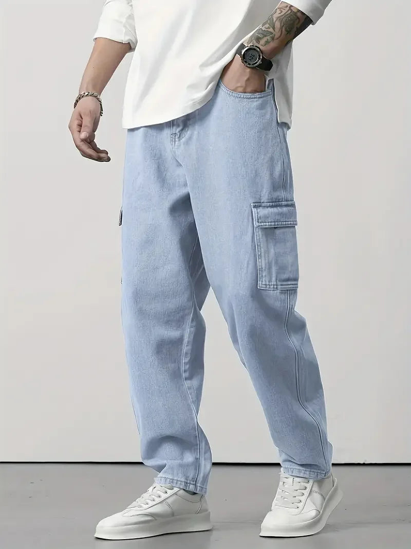 Blue Straight Jeans